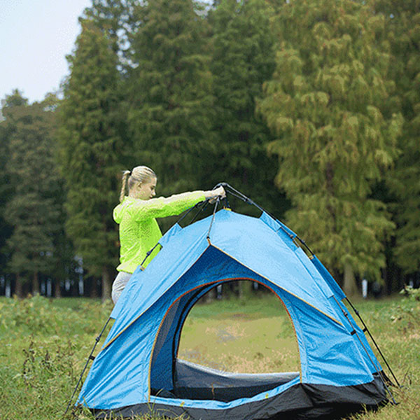 Pop-up-Zelt für 24 Personen, Familien-Campingzelt, tragbar, Sofortzelt, automatisches Zelt, wasserdicht, winddicht für Camping, Wandern, Bergsteigen (10)
