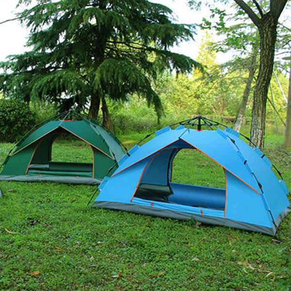 24 hengen Pop Up -teltta Perhematkateltta Kannettava Instant-teltta Automaattinen teltta vedenpitävä tuulenpitävä retkeilyretkeilyyn Vuorikiipeily (4)