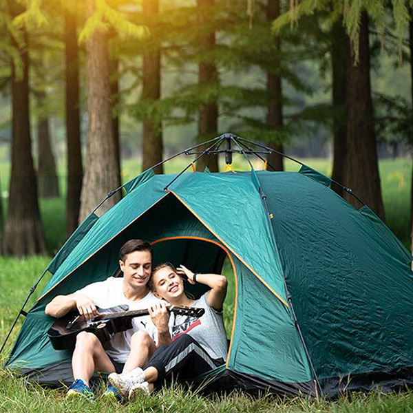 24 hengen Pop Up -teltta Perhematkateltta Kannettava Instant-teltta Automaattinen teltta vedenpitävä tuulenpitävä retkeilyretkeilyyn Vuorikiipeily (6)