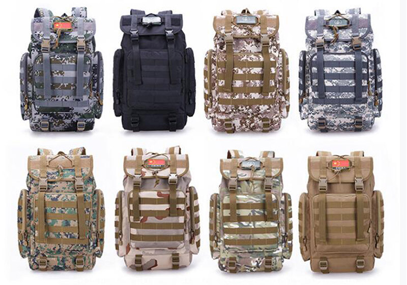 Moški nahrbtniki velike zmogljivosti vojaški taktični pohodniški razširljiv 45L nahrbtnik (8)