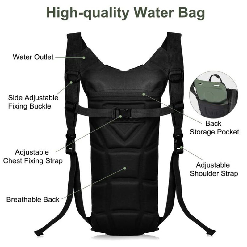 Hydration Pack with 3L Bladder Water Bag (10)