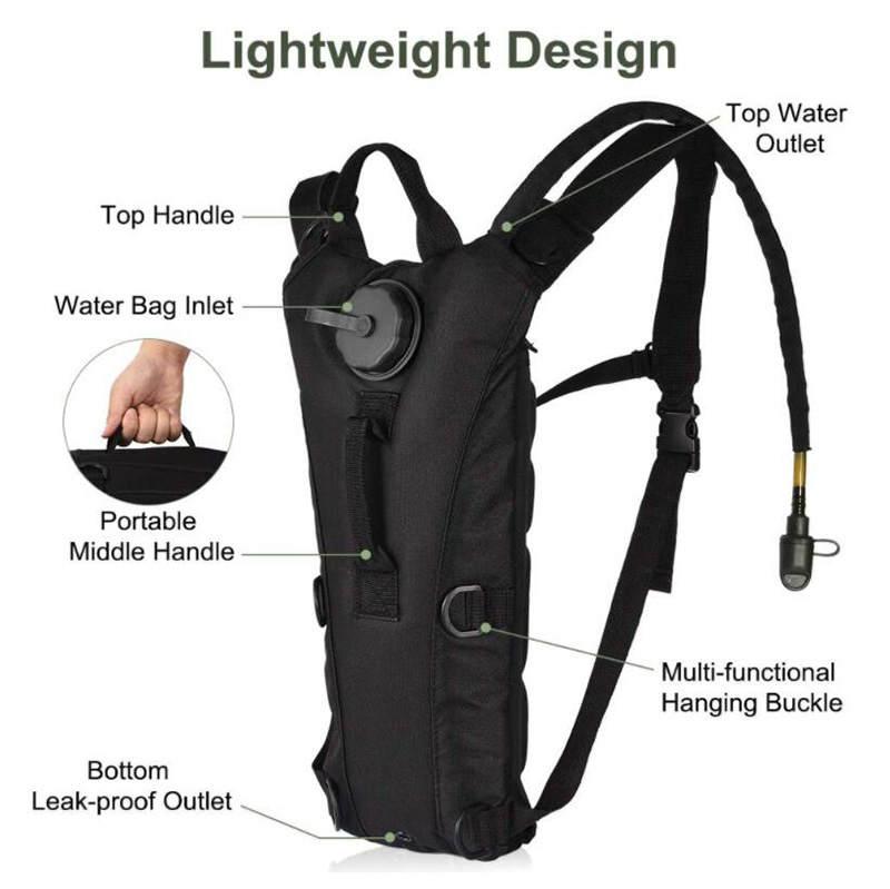 Hydration Pack with 3L Bladder Water Bag (9)